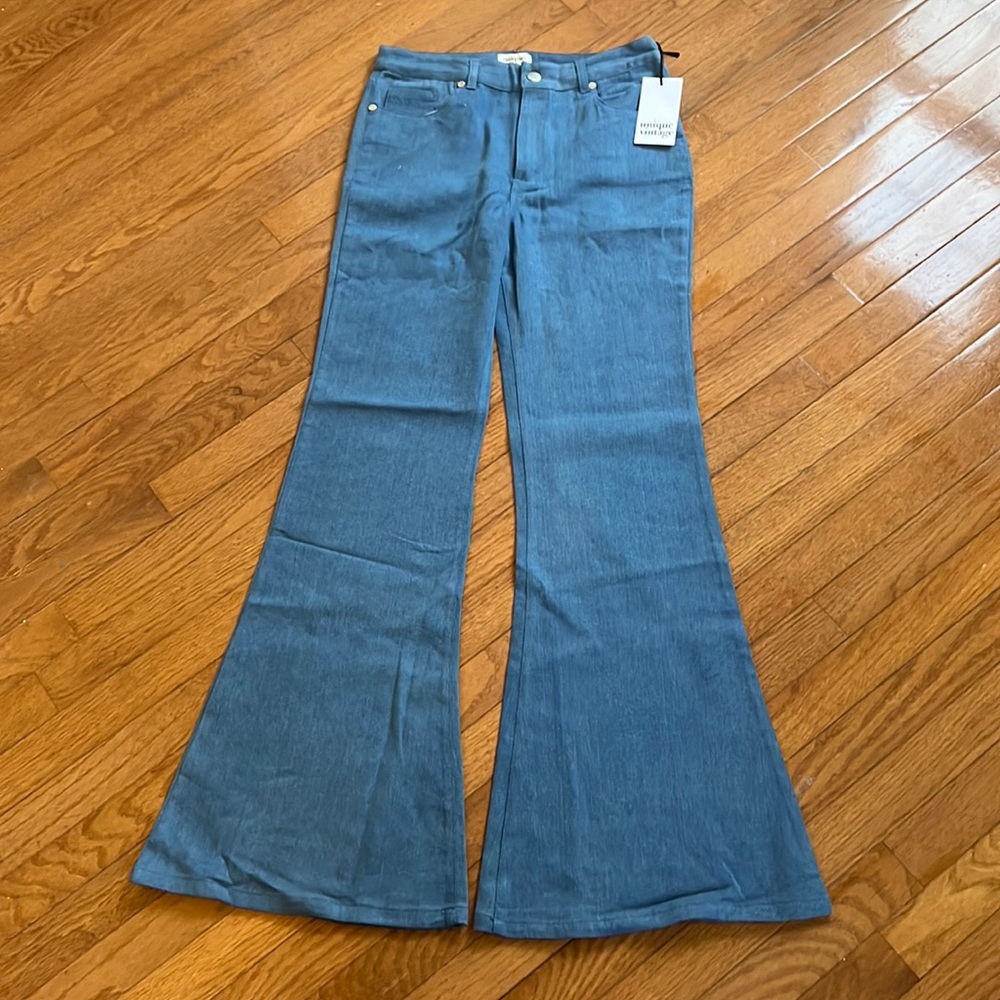 Light indigo denim pants size 6/8 (M)